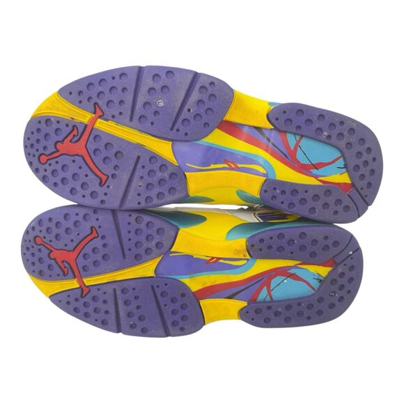 Nike Air Jordan Retro 8 VIII 2019 Aqua White Varsity Size 8.5 CL1236-100 - Picture 6 of 7